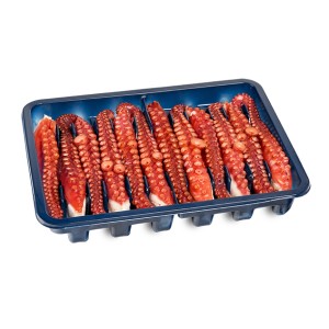 Pulpo Octopus tentakels gekookt