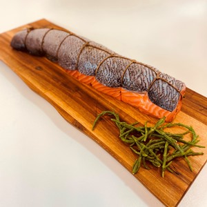 Zalm Rollade met kruiden portie